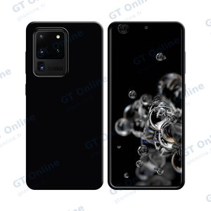 Coque Silicone Compatible pour Samsung Galaxy S20 Ultra G988 (#3) Noir