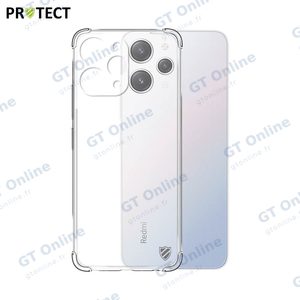 Coque Silicone Renforcée PROTECT pour Xiaomi Redmi 12 4G/Poco M6 Pro 5G Transparent