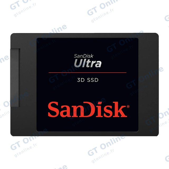 SSD interne 2,5" SanDisk Ultra 3D 256 Go (7 mm) (OEM)