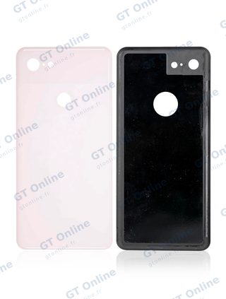 Vitre arrière pour Google Pixel 3 (origine de démontage, grade fournisseur New, rose)
