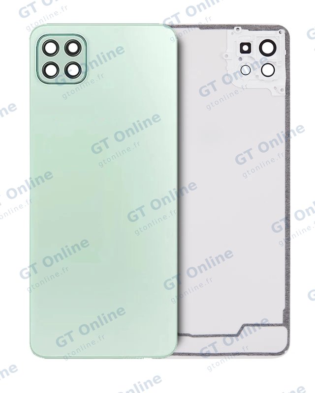 Vitre arrière pour Samsung Galaxy A22 5G (A226 / 2021) (pack service origine, vert)