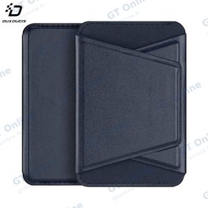 Support pour Smartphone Dux Ducis Magnetic Wallet Stand iPhone 12, 13, 14 & 15 Series avec MagSafe Bleu Marine