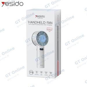 Mini Ventilateur Portable Yesido YF18 avec Refroidissement d'Air 3600mAh Blanc — vue 2