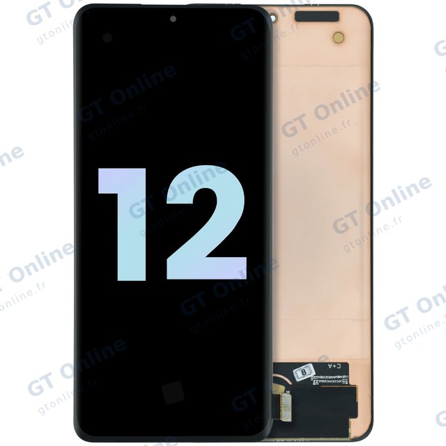 Écran LCD sans châssis pour Xiaomi 12 (pack service origine, toutes couleurs)