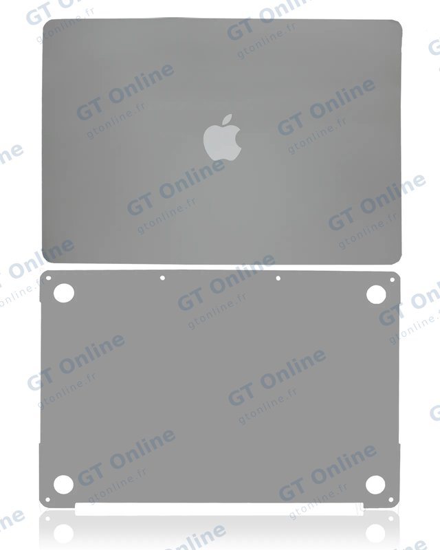 Kit de films de protection 2 en 1 pour MacBook Pro 13" A2251 (2020) (gris sidéral)