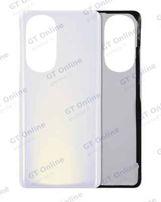 Vitre arrière pour Motorola Moto Edge Plus / Edge 30 Pro (XT2201-1/4) / Edge X30 5G (XT2201 -2/6 /2022) (Stardust White)
