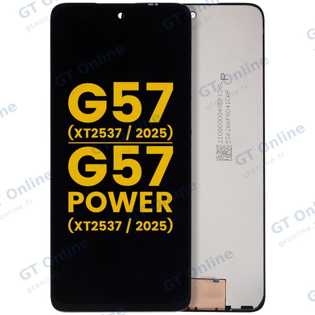 Écran pour Motorola Moto G57 (XT2537 / 2025) / G57 Power (XT2537 / 2025) (reconditionné, toutes couleurs)