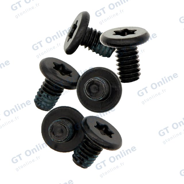 Vis de charnière Torx T8 pour Apple MacBook Pro 13" / 15" A1706 / A1708 / A1989 / A2159 / A2289 / A2251 / A1707 / A1990 / A2338 (2016-2020) (lot de 50)