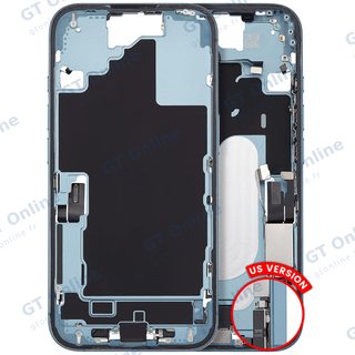 Châssis pour Apple iPhone 16 (version US, origine d'occasion — grade B, turquoise)