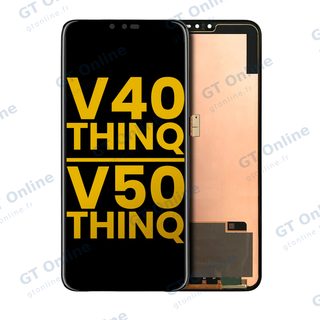Écran OLED sans châssis pour LG V40 ThinQ / V50 ThinQ 5G (All Models, reconditionné, toutes couleurs)