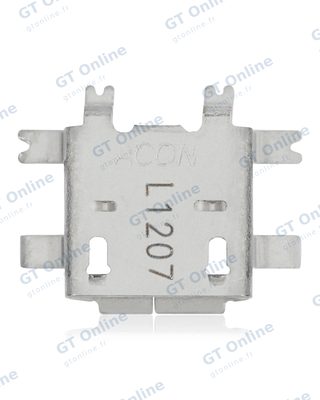 Connecteur de charge à souder — format Micro B, 5 broches, 6 points de fixation (C285)