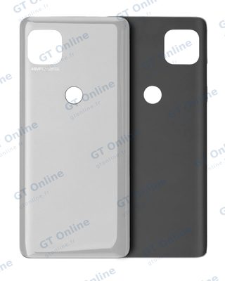 Vitre arrière pour Motorola Moto One 5G Ace (XT2113 -3 / 2020) (origine, argent givré)