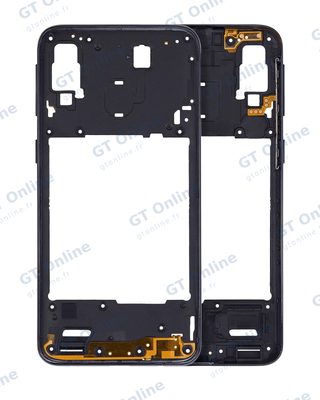 Châssis pour Samsung Galaxy A40 (A405 / 2019) (compatible premium, noir)