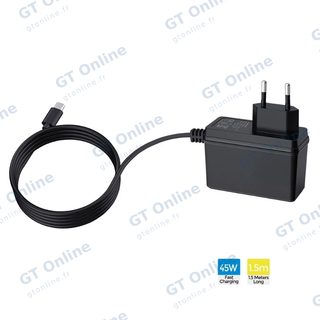 Chargeur secteur USB-C pour Nintendo Switch / Switch 2 DOBE TNS-869A-EU — noir