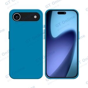 Coque Silicone Compatible pour Apple iPhone Air (#16) Bleu Ciel
