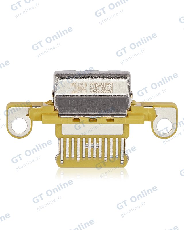 Connecteur de charge nu à souder pour Apple iPad 10 (2022) (soudure requise, jaune)