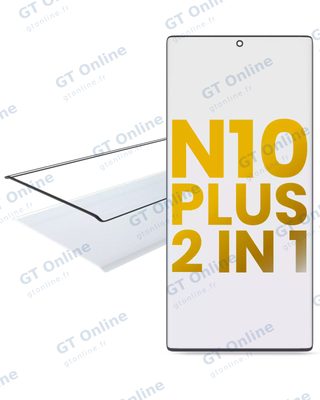Vitre d’écran avec OCA pour Samsung Galaxy Note 10 Plus
