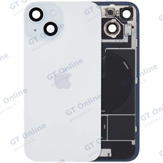 Vitre arrière avec MagSafe, NFC et nappe flash pour Apple IPhone 15 (origine, bleu)