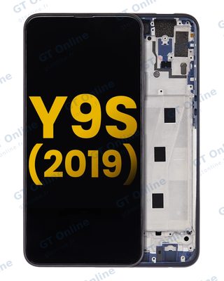 Écran LCD avec châssis pour Huawei Y9s (2019) (reconditionné, noir minuit)