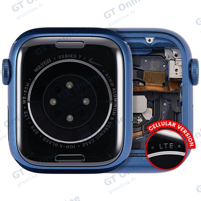 Châssis pour Apple Watch Series 7 (41MM) (origine d'occasion — grade A, Cellular Version, Aluminum / Blue)