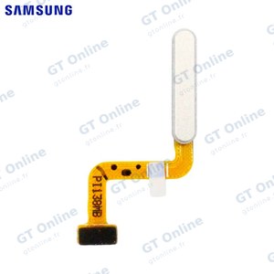 Lecteur Empreinte Original Samsung Galaxy M52 5G M526 GH96-14692C Blanc
