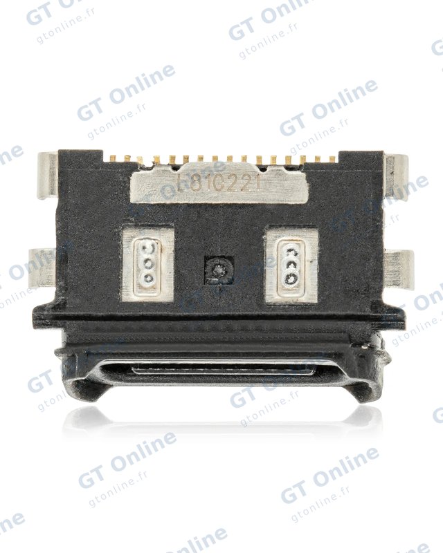 Connecteur de charge à souder — format Type C, 16 broches, 4 points de fixation (C407)