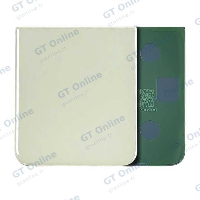 Vitre arrière pour Samsung Galaxy Z Flip 5 (pack service origine, jaune)
