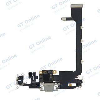 Dock de charge pour Apple iPhone 11 Pro Max (origine d'occasion, argent)