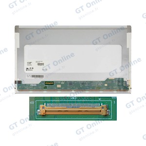 Dalle Ordinateur Portable 17.3" Slim FHD (1920x1080) LCD 60Hz, LVDS 40pin Gauche 25mm, sans Fixation ~398mm