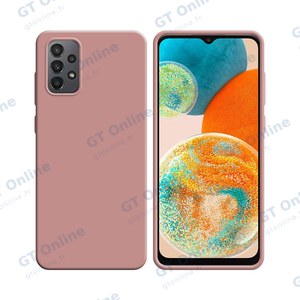 Coque Silicone Compatible pour Samsung Galaxy A23 5G A236/Galaxy A23 4G A235 (#17) Rose