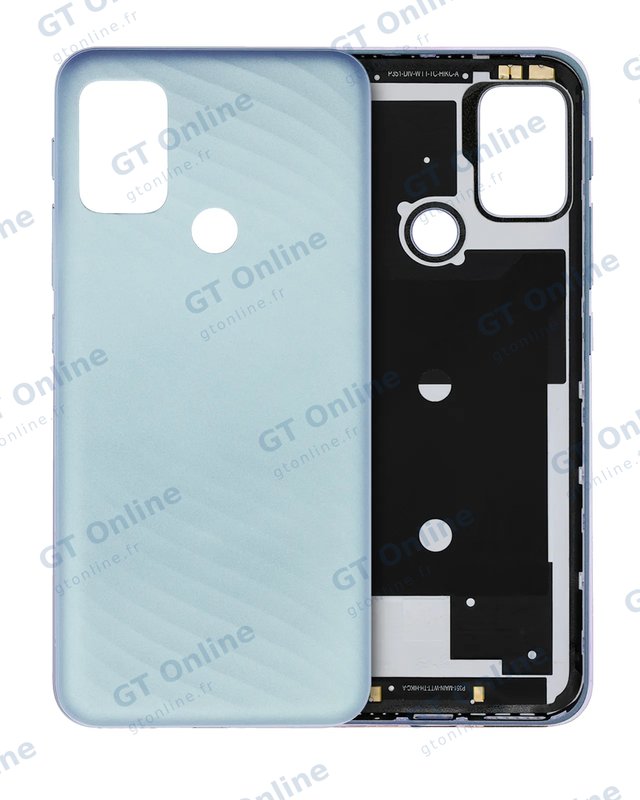 Vitre arrière pour Motorola Moto G10 Power (XT2127-4 / 2021) (Breeze Blue)