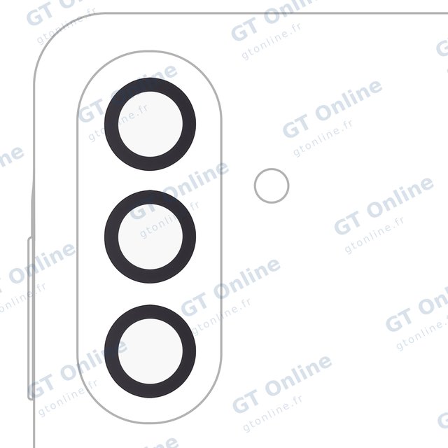 Lentille de caméra arrière avec adhésif pour Samsung Galaxy A56 5G (A566 / 2025)