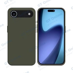 Coque Silicone Compatible pour Apple iPhone Air (#34) Gris Foncé