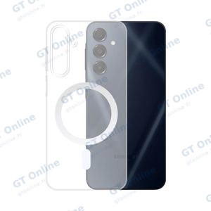 Coque Silicone MagSafe Compatible pour Samsung Galaxy A16 5G A166/Galaxy A16 4G A165 Transparent