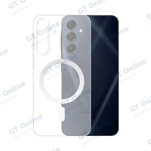 Coque Silicone MagSafe Compatible pour Samsung Galaxy A16 5G A166/Galaxy A16 4G A165 Transparent