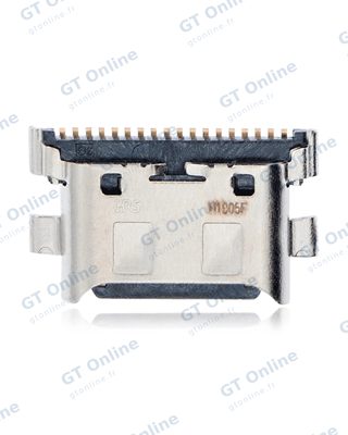 Connecteur de charge nu à souder pour Samsung Galaxy S10 Lite / Note 10 Lite / A71 5G / A71 / A51 5G / A32 5G / A32 / A70 / A50 / A31 / A30S / A41 / A10E / A20E / A20 / A51 / A42 5G / A60 / A50S / A40 / A30 / A22 4G / A12 / A13 5G / A21S / A14 5G (2023) (soudure requise, lot de 10)