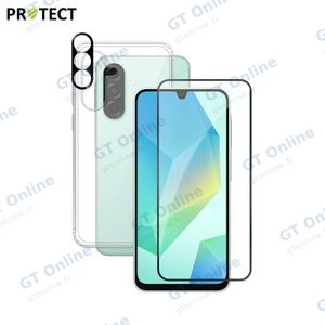 Pack de Protection Coque + Protection Lentille + Verre Trempé PROTECT pour Samsung Galaxy A26 5G A266