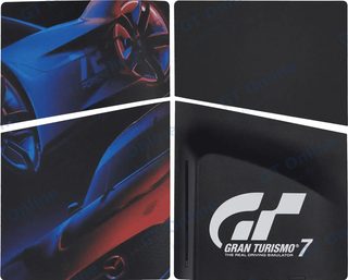 Façades haut et bas pour Sony PlayStation 5 Slim avec lecteur — Gran Turismo 7