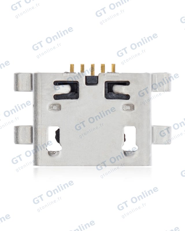 Connecteur de charge à souder — format Micro A, 5 broches, 4 points de fixation (C094)