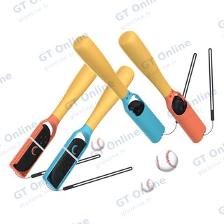 Batte de baseball pour Nintendo Switch 2 DOBE TNS-5102 — orange/bleu