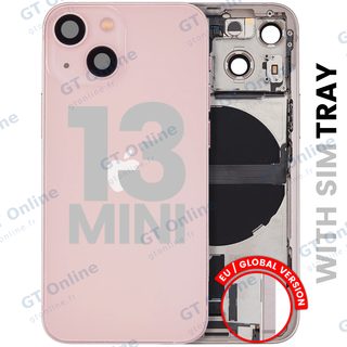 Châssis pour Apple iPhone 13 Mini (version EU, origine d'occasion — grade B, rose)