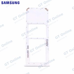 Tiroir SIM Original Samsung Galaxy A21S A217F GH98-45392B Blanc Prism