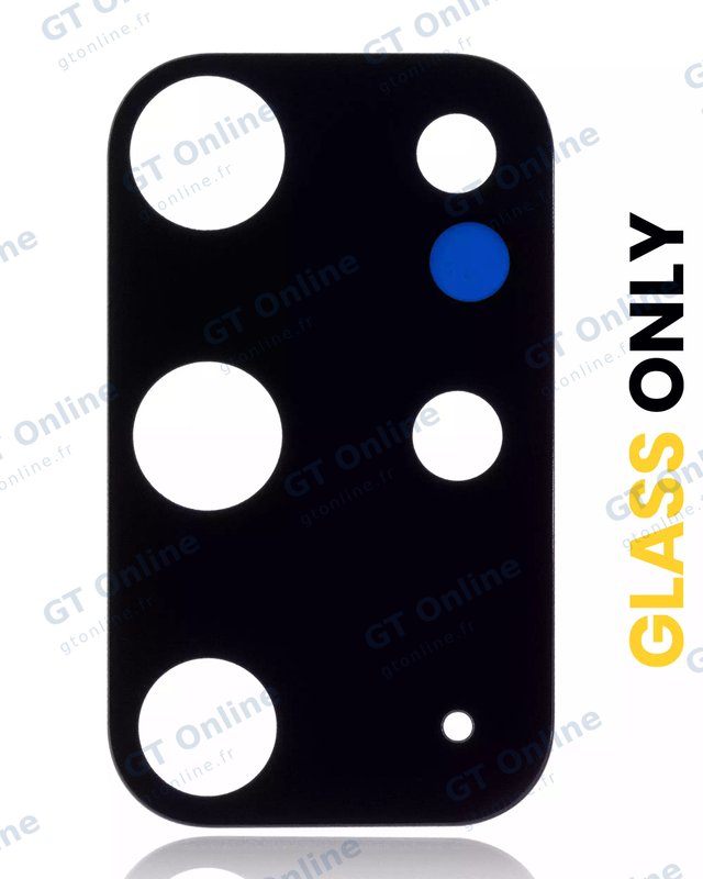 Lentille de caméra arrière avec adhésif pour Samsung Galaxy S20 Plus 5G (lot de 10)