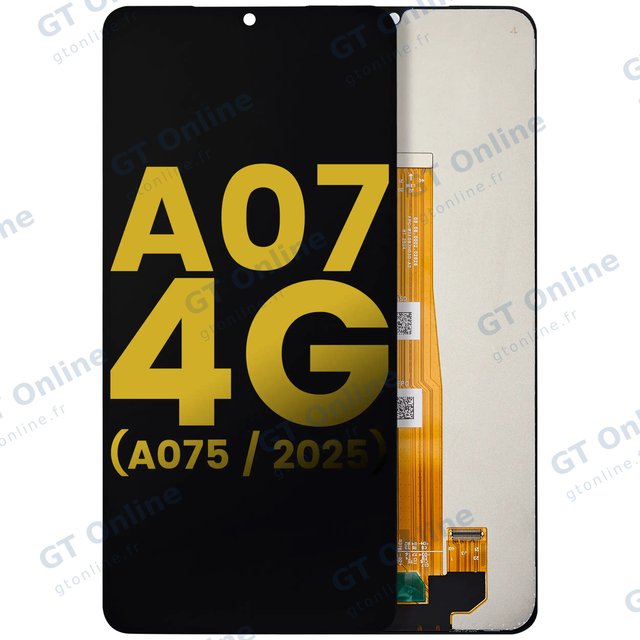 Écran LCD sans châssis pour Samsung Galaxy A07 4G (A075 / 2025) (reconditionné, toutes couleurs)