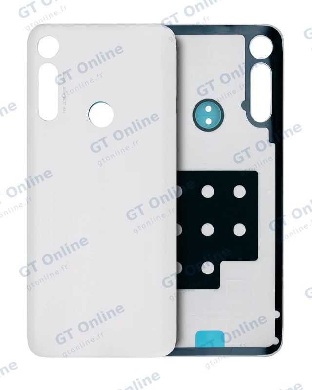 Vitre arrière pour Motorola Moto G Fast (XT2045-3 / 2020) (Pearl White)