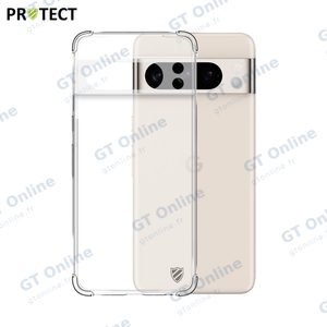 Coque Silicone Renforcée PROTECT pour Google Pixel 8 Pro Transparent