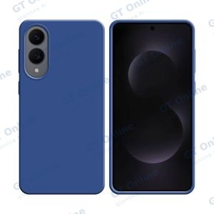 Coque Silicone Compatible pour Samsung Galaxy S25 Edge S937 (#16) Bleu Marine