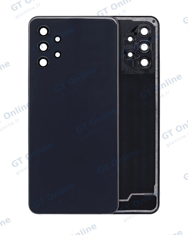 Vitre arrière pour Samsung Galaxy A32 5G (A326 / 2021) (compatible premium, Awesome Black)