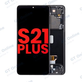 Écran OLED avec châssis pour Samsung Galaxy S21 Plus 5G (noir fantôme)