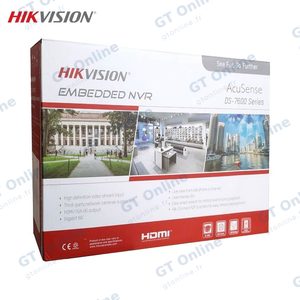 Enregistreur NVR avec IA Hikvision DS-7604NXI-K1/4P AcuSense (4 Channels PoE, 1 Port HDD) Noir — vue 4
